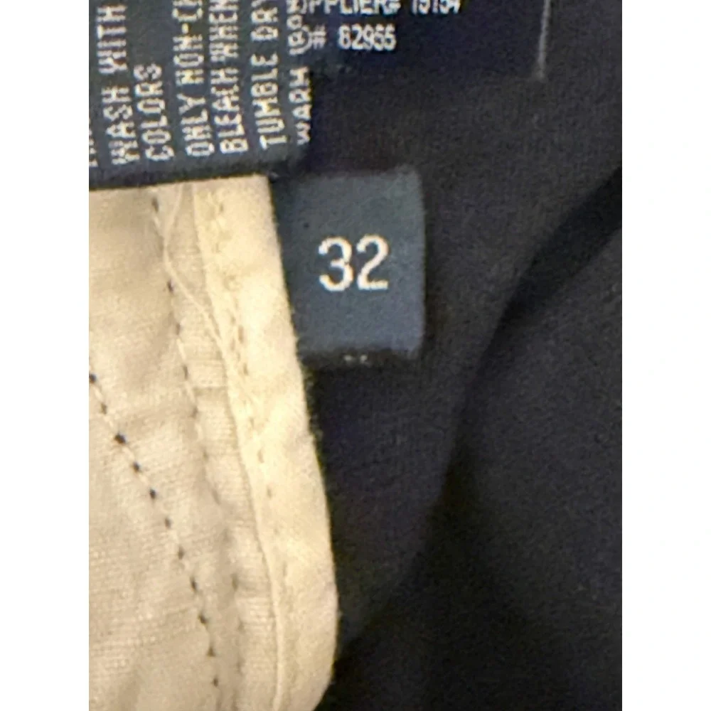 Polo Ralph Lauren Mens Cargo Shorts Size 32 Navy Blue Cotton Twill Utility Hikin